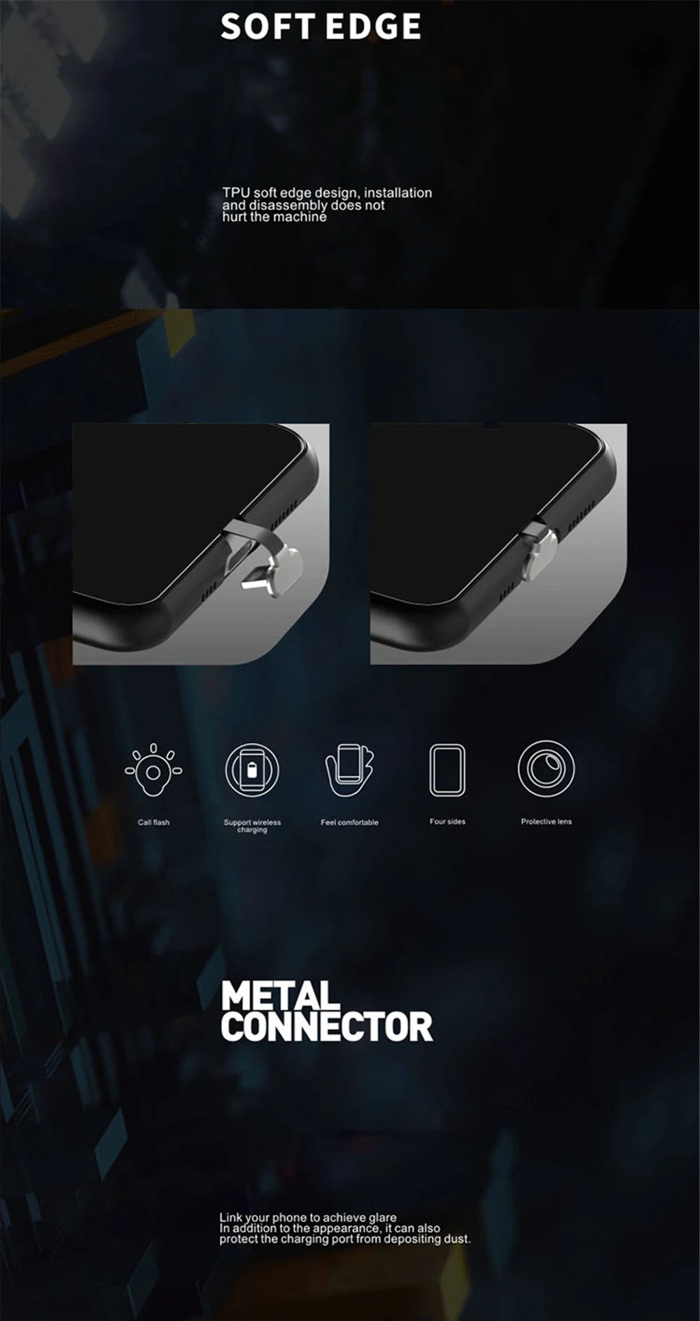 Luxury Supercar Luminous Glass LED Call Light Up Flash Phone Case Cover For iPhone Air 17 E 16 E 15 14 13 12 11 Pro Max Plus