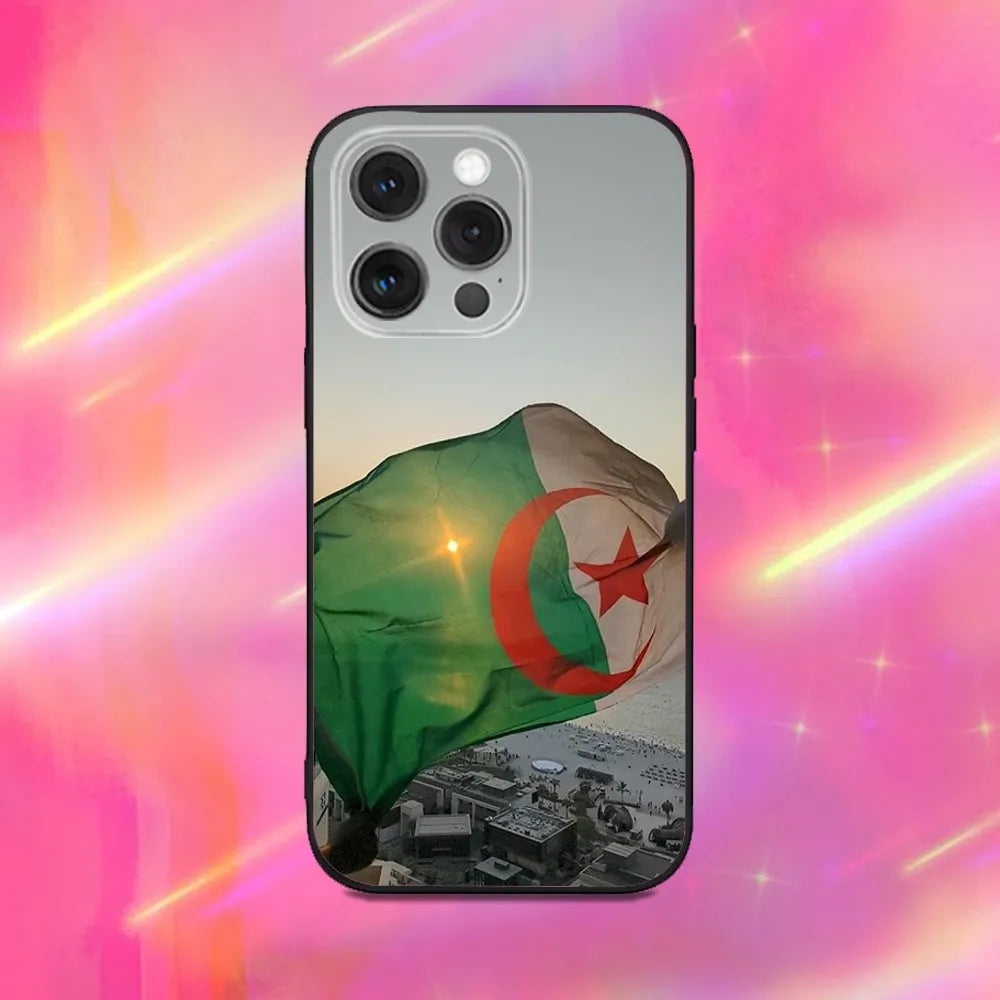 Coque iPhone Drapeau Algérie — Antichoc