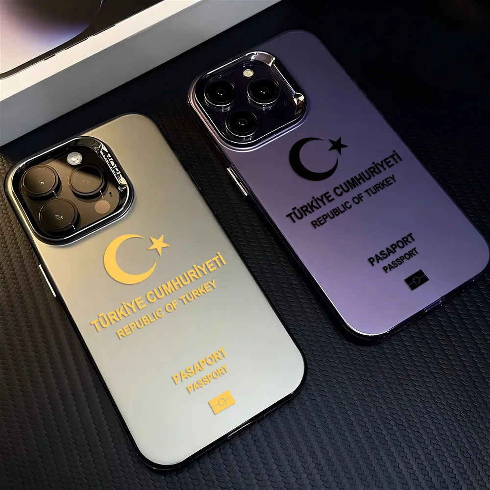 Coque de protection - Motif Passeport Turquie