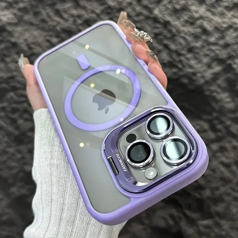 Coque iPhone Magnétique MagSafe — Support Intégré et Antichoc