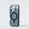 Coque iPhone MagSafe Transparente — Contour Néon Antichoc