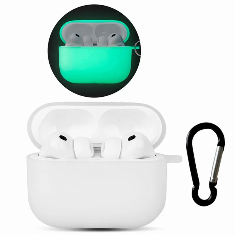 Étui de protection lumineux en silicone pour AirPods