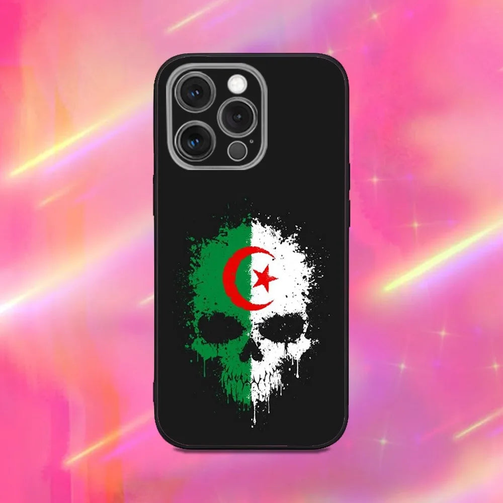 Coque iPhone Drapeau Algérie — Antichoc