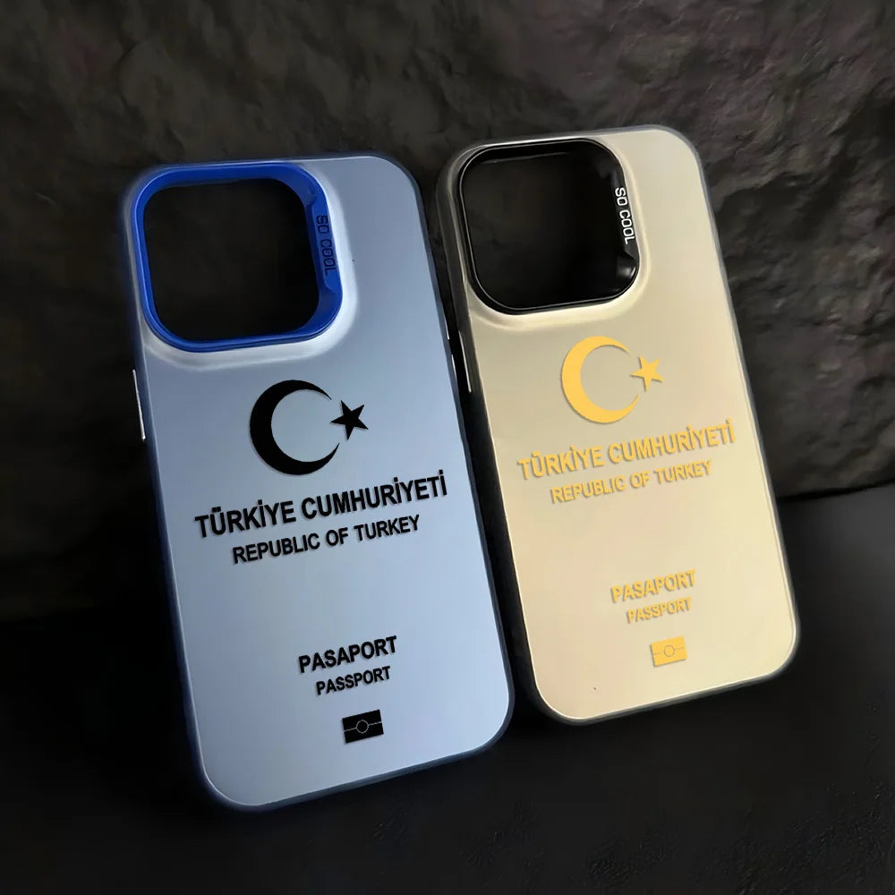 Coque de protection - Motif Passeport Turquie