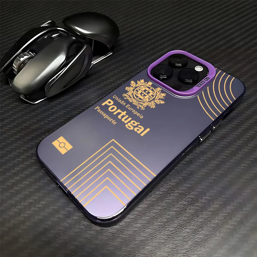Coque iPhone Passeport Portugal — Mate et Antichoc