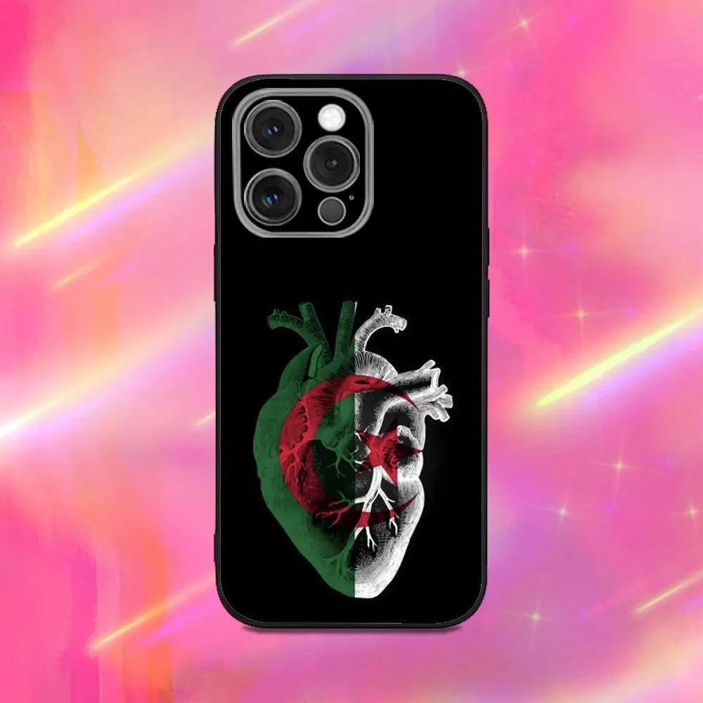Coque iPhone Drapeau Algérie — Antichoc