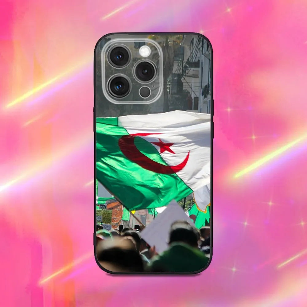 Coque iPhone Drapeau Algérie — Antichoc