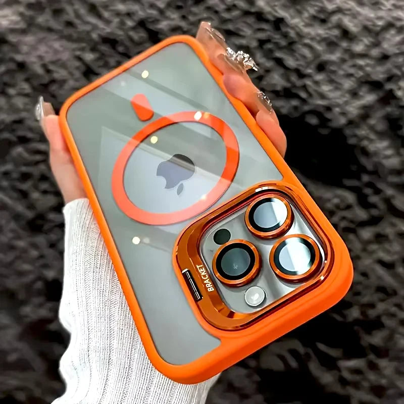 Coque magnétique antichoc - Compatible MagSafe et Support