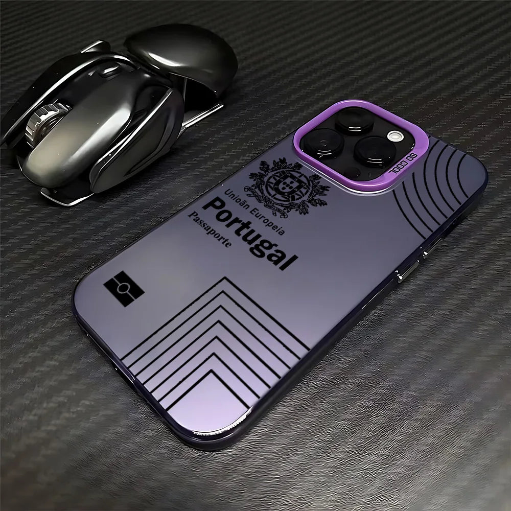 Coque iPhone Passeport Portugal — Mate et Antichoc
