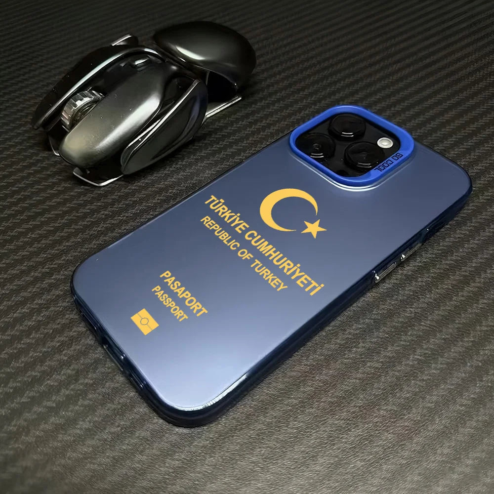 Coque de protection - Motif Passeport Turquie