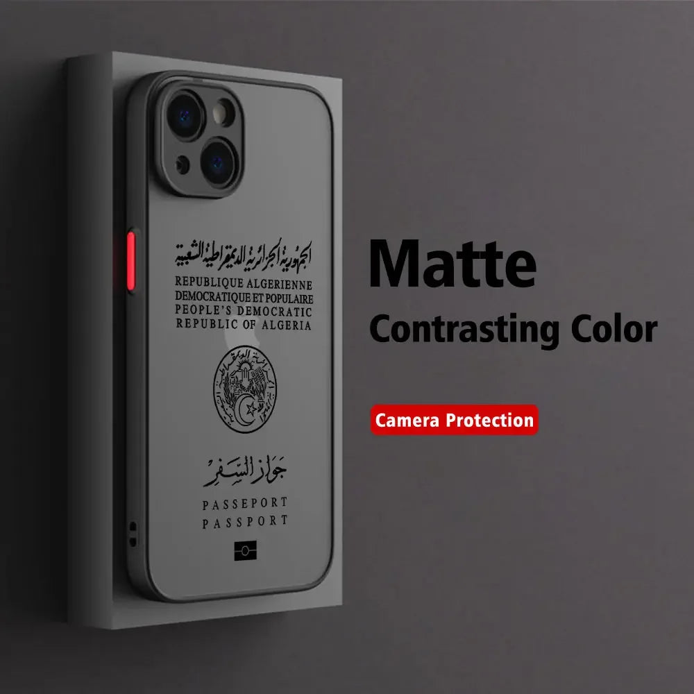 Coque Passeport et Drapeau - Résistante et Stylée