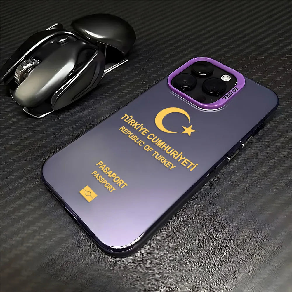 Coque de protection - Motif Passeport Turquie