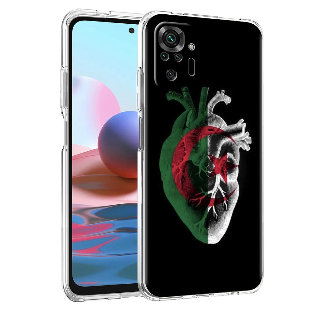 Coque Xiaomi Redmi Motif Algérie — Transparente et Souple