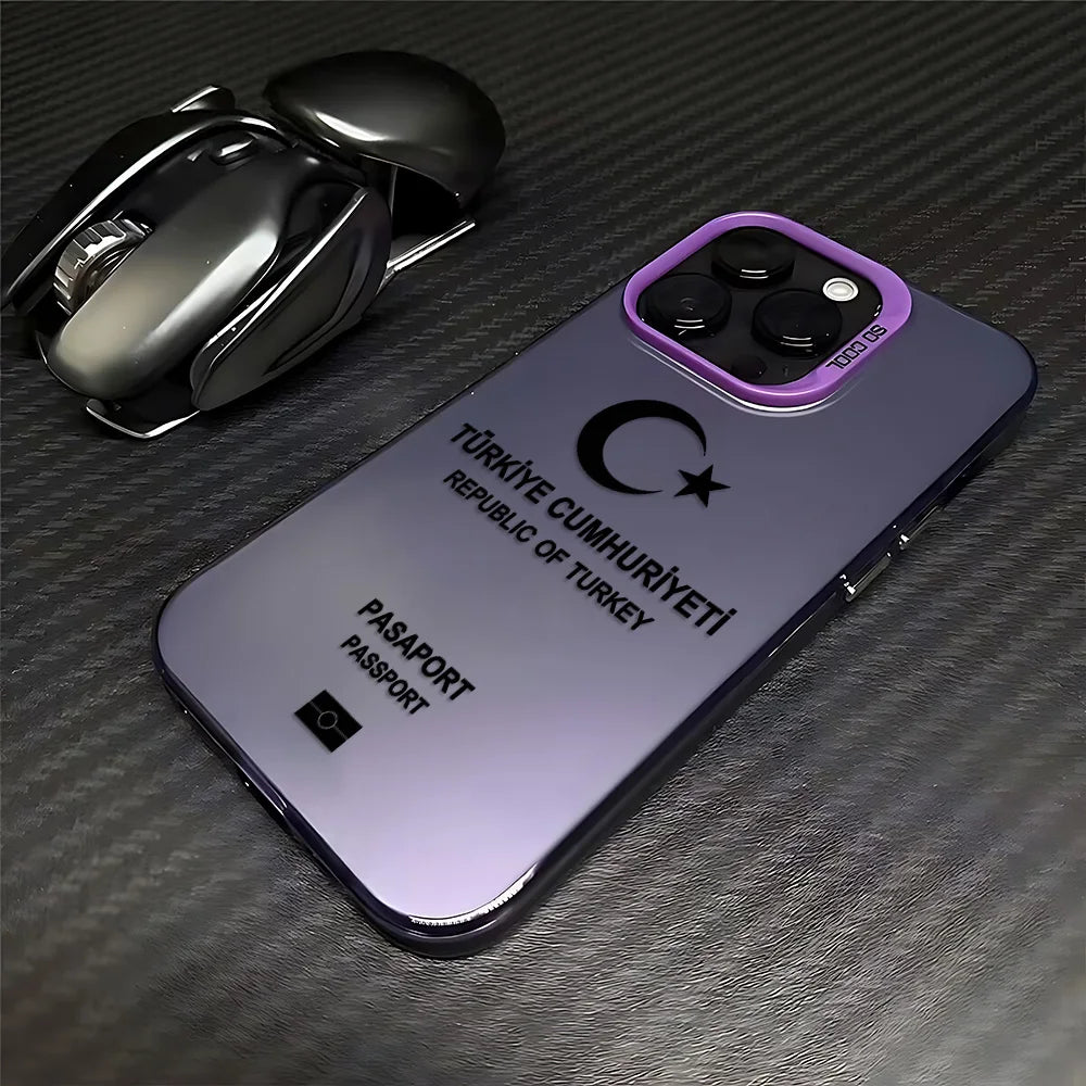 Coque de protection - Motif Passeport Turquie