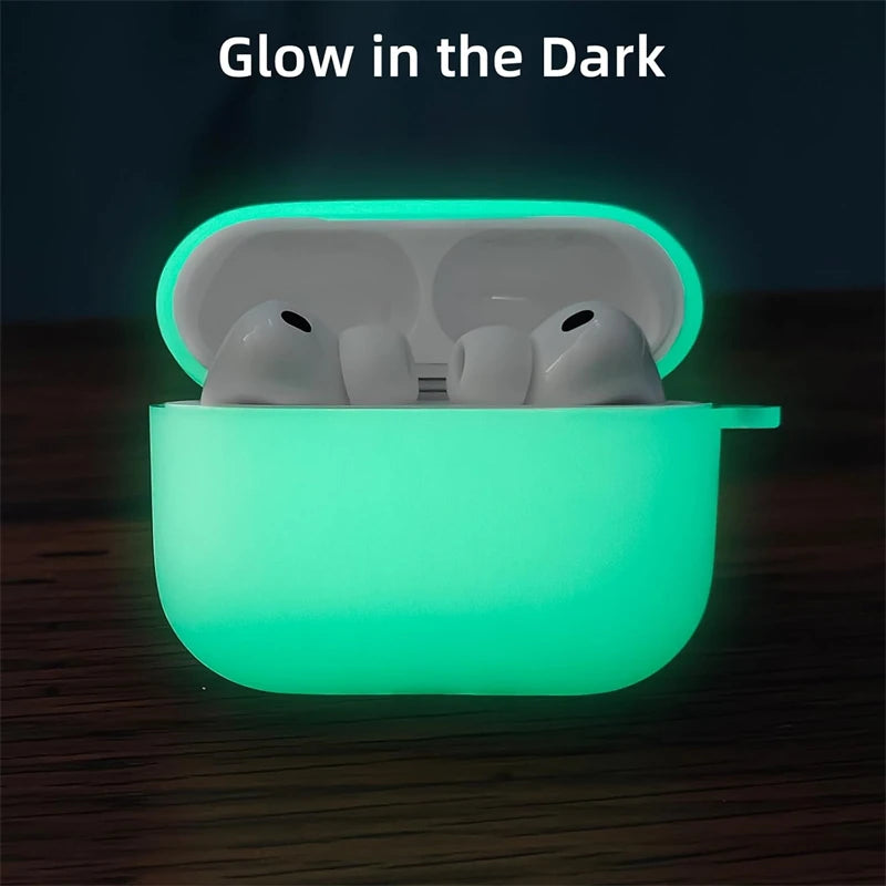 Étui de protection lumineux en silicone pour AirPods