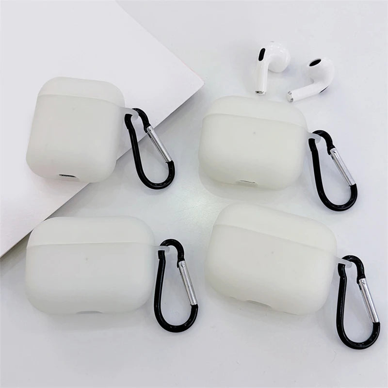 Étui de protection lumineux en silicone pour AirPods