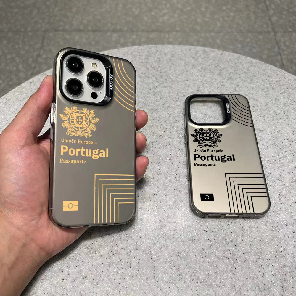 Coque de protection - Motif Passeport Portugal