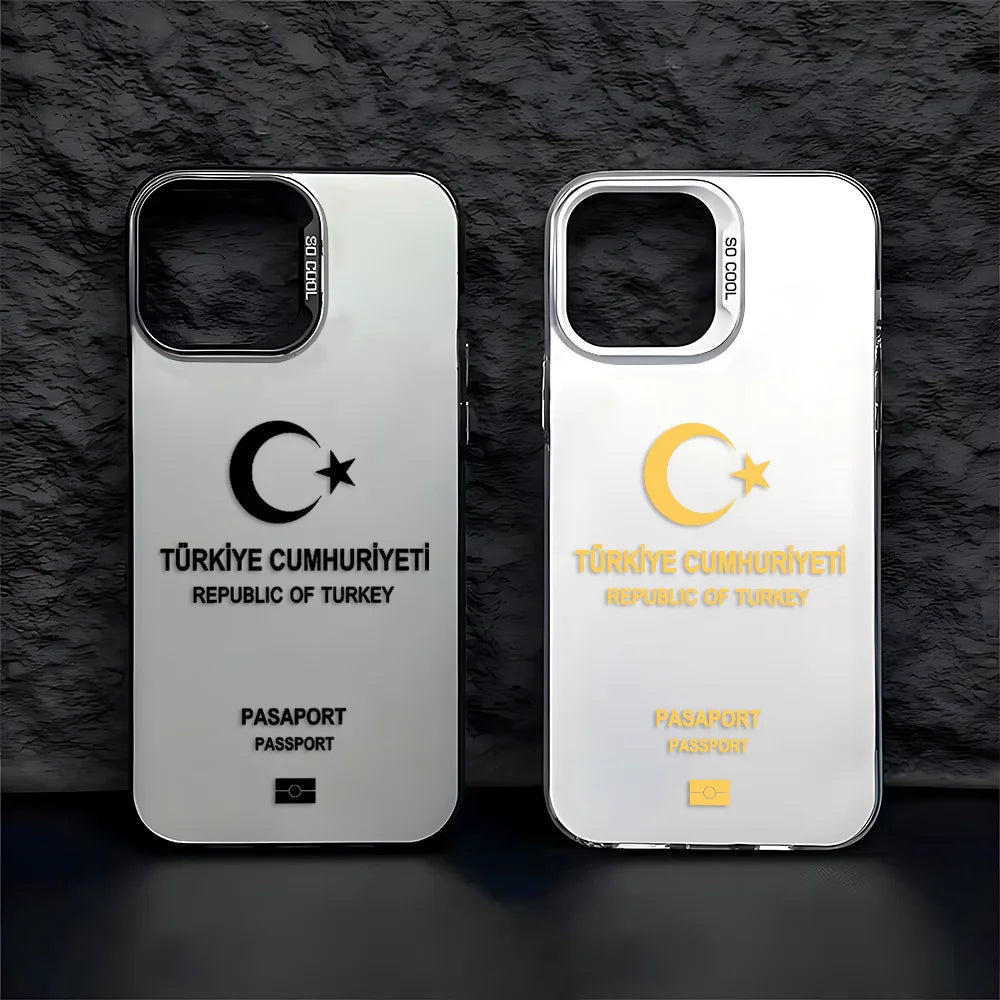 Coque de protection - Motif Passeport Turquie