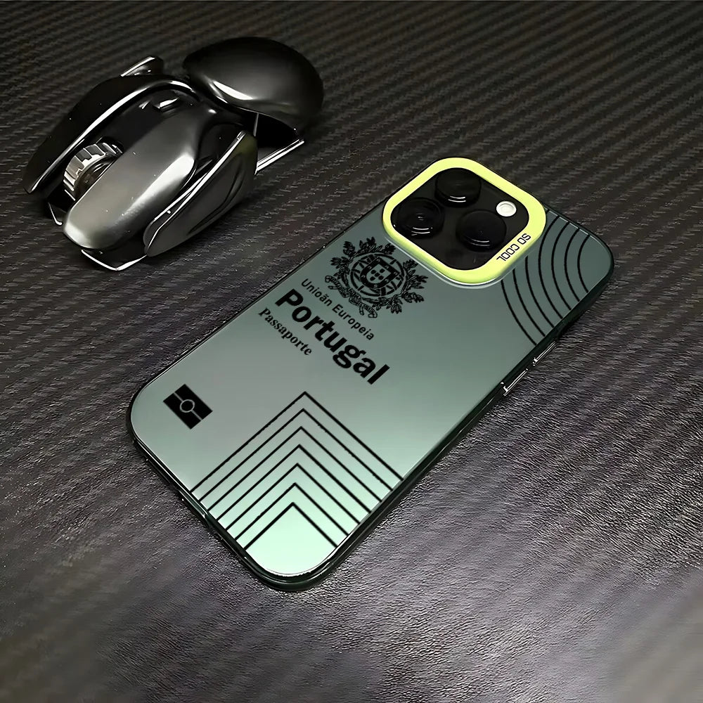 Coque iPhone Passeport Portugal — Mate et Antichoc
