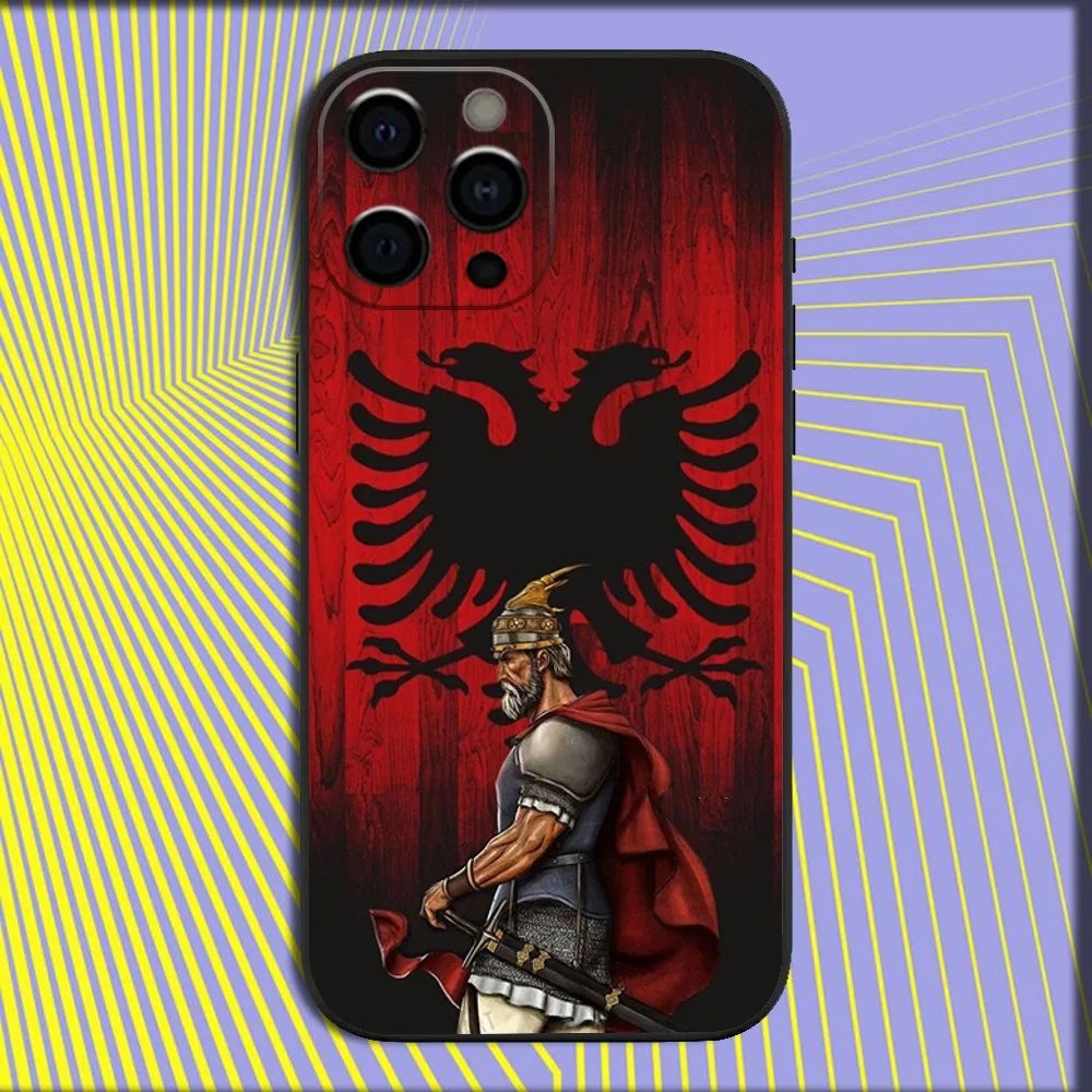 Coque Drapeau Albanie - Résistante et Protectrice