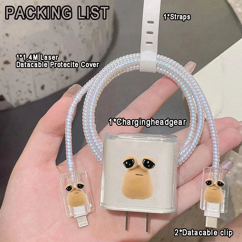 Protection de chargeur et câble - Design Kawaii