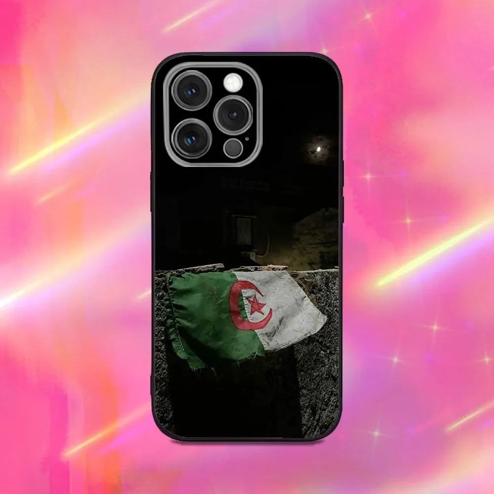 Coque iPhone Drapeau Algérie — Antichoc