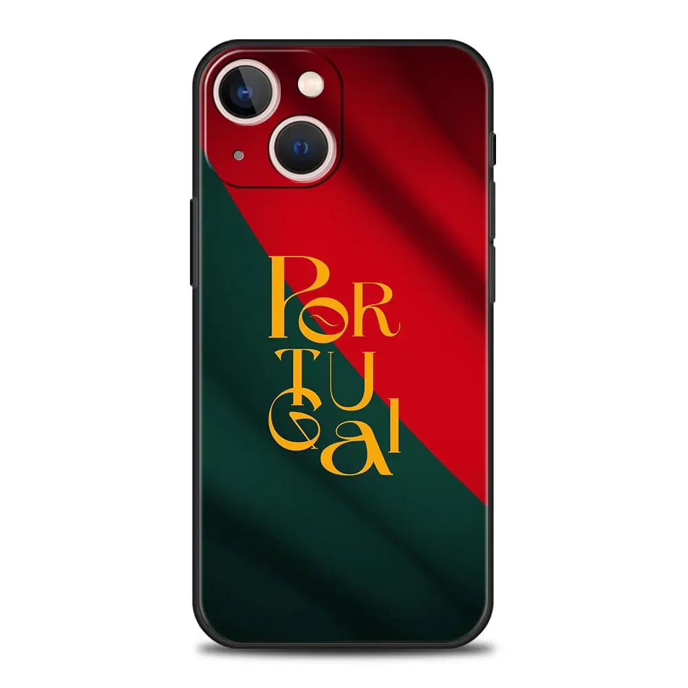 Coque iPhone Drapeau Portugal — Souple et Antichoc