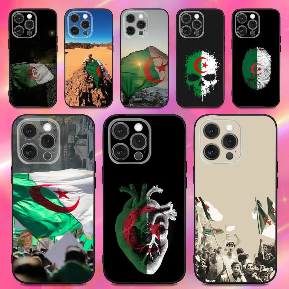 Coque Drapeau Algérie - Résistante et Protectrice