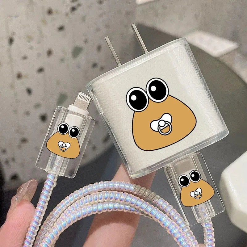 Protection de chargeur et câble - Design Kawaii