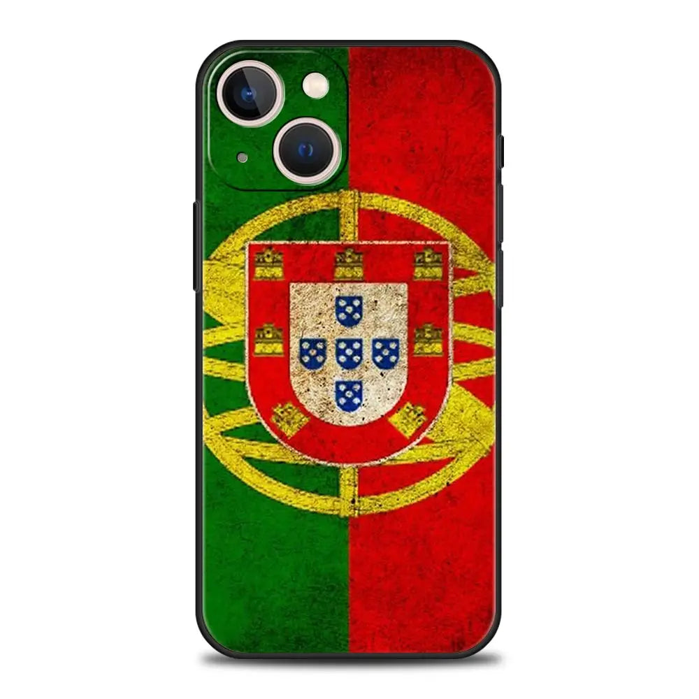Coque iPhone Drapeau Portugal — Souple et Antichoc