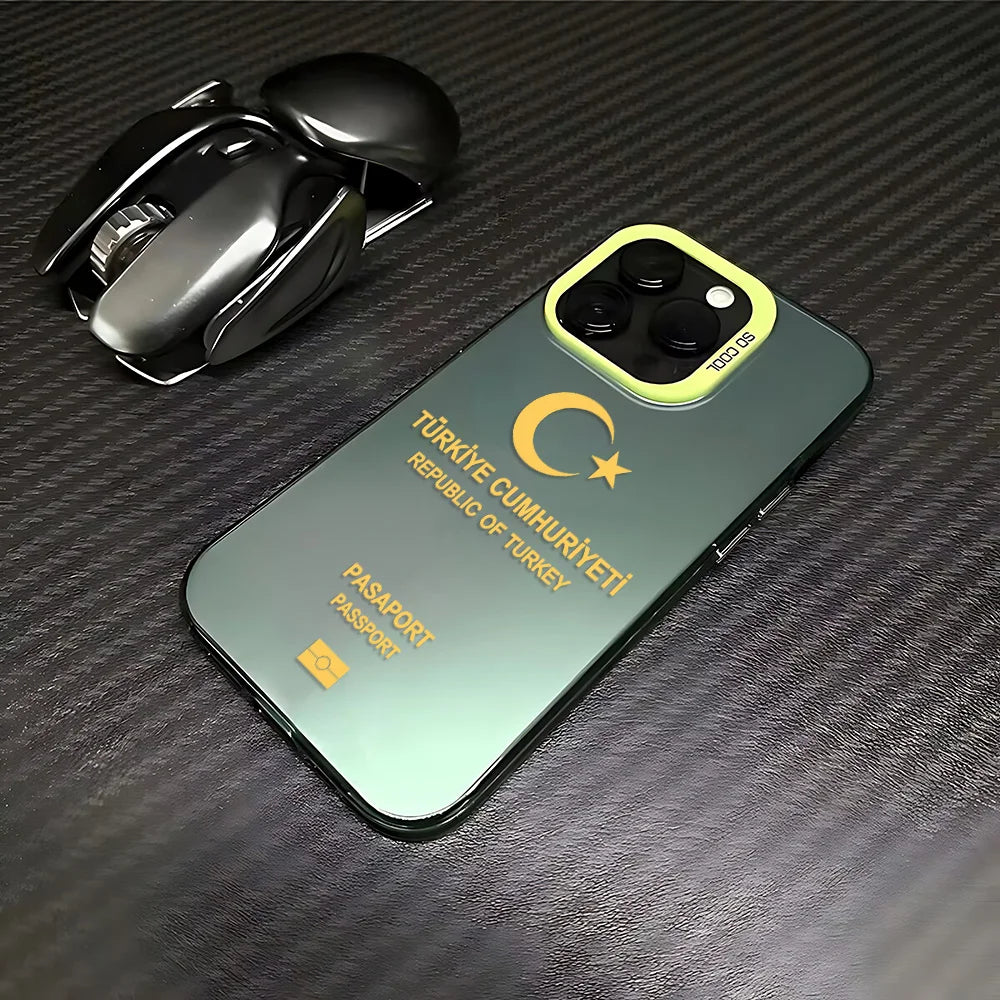 Coque de protection - Motif Passeport Turquie