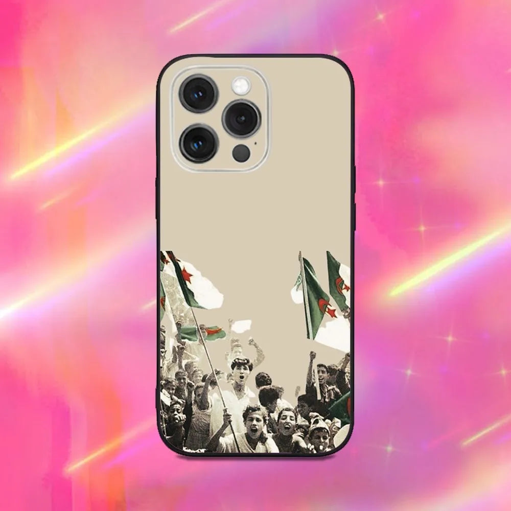 Coque iPhone Drapeau Algérie — Antichoc