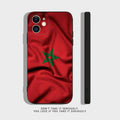 Coque iPhone Drapeau Maroc — Silicone Antichoc