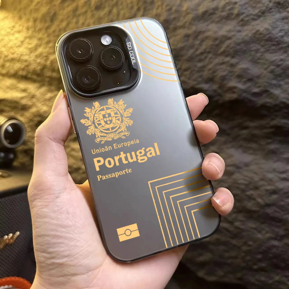 Coque de protection - Motif Passeport Portugal