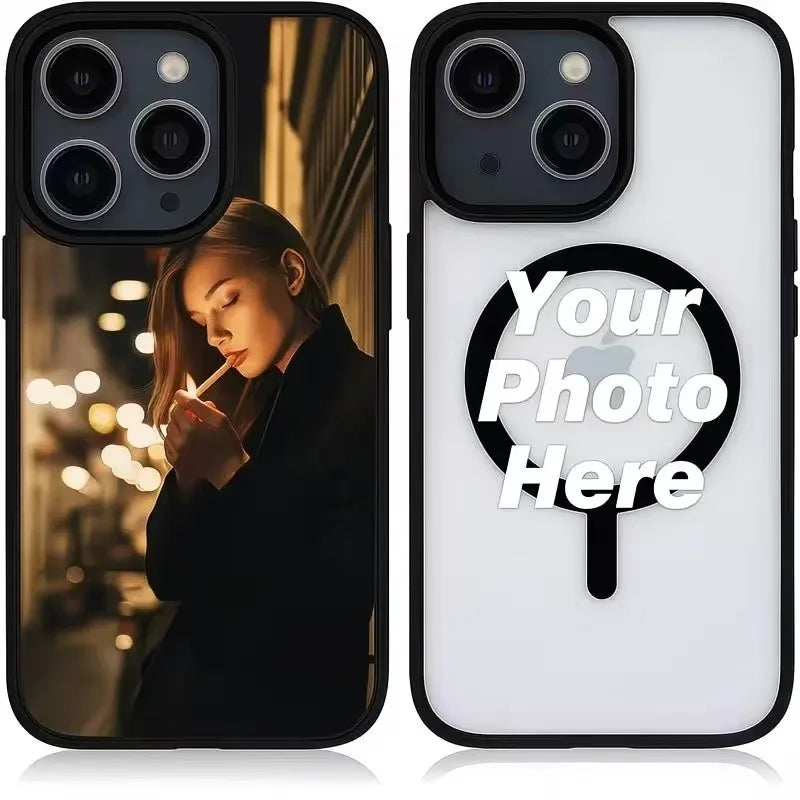 Coque iPhone Personnalisée Photo — MagSafe et Antichoc