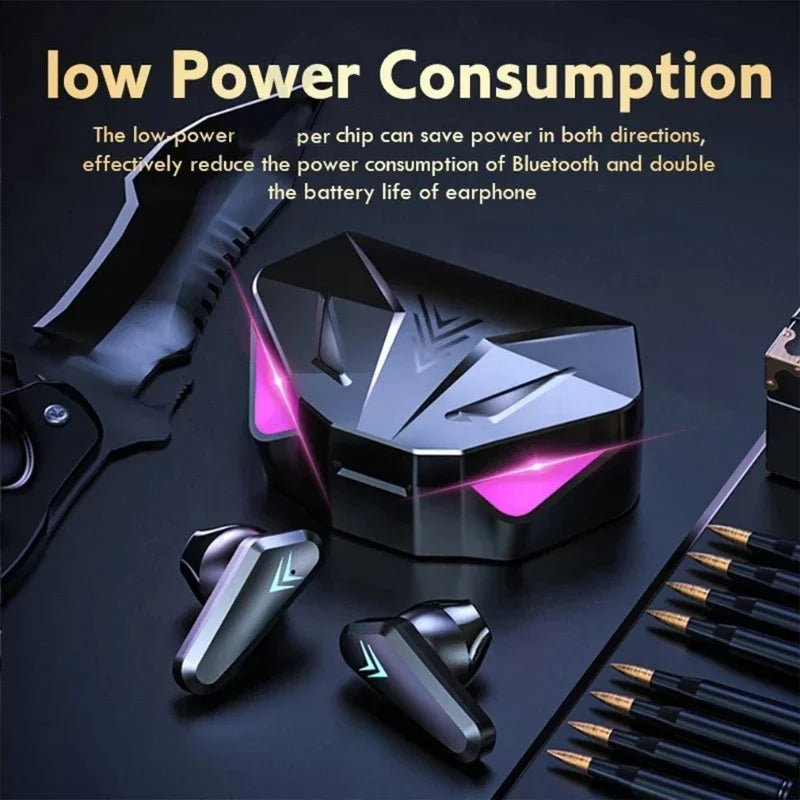 Écouteurs sans fil Gamer X15 TWS - LED et Tactile