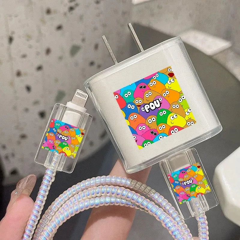 Protection de chargeur et câble - Design Kawaii