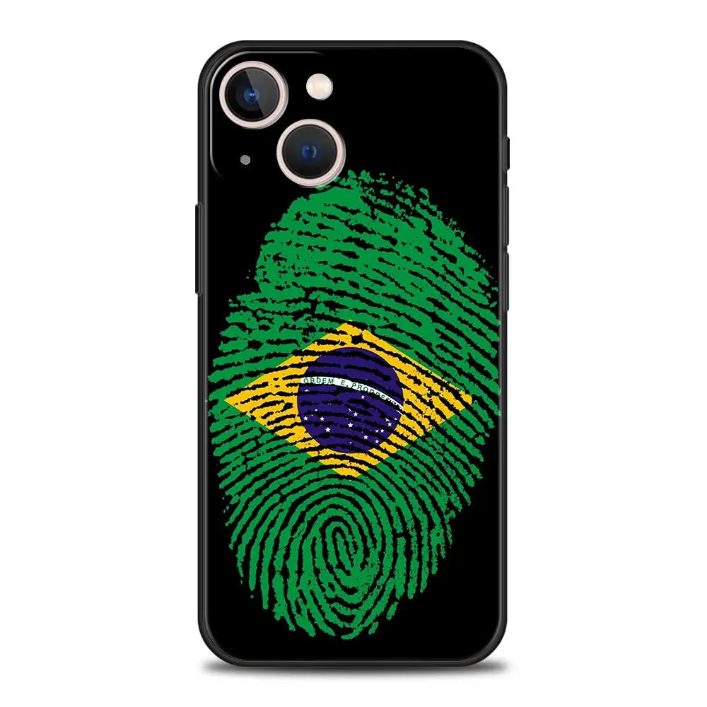 Coque Drapeau Brésil - Souple et Résistante