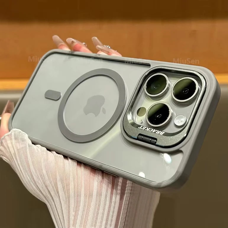 Coque iPhone Magnétique MagSafe — Support Intégré et Antichoc