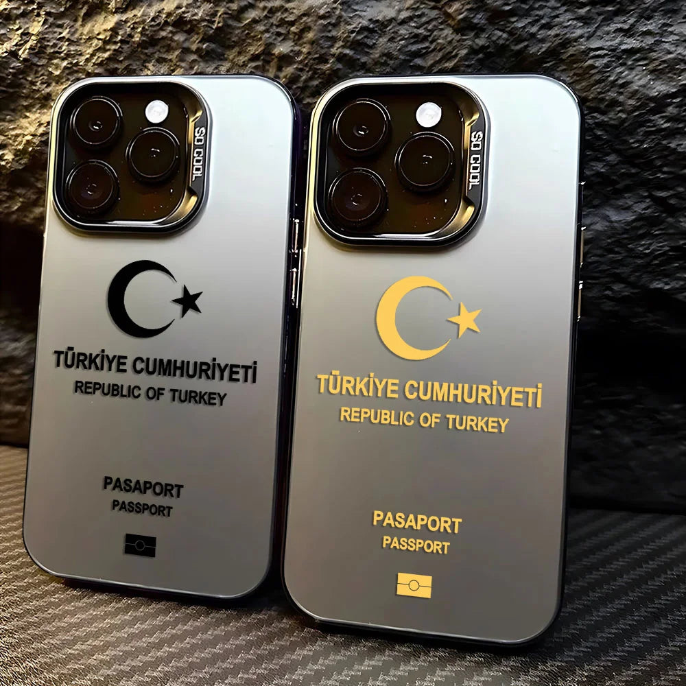 Coque de protection - Motif Passeport Turquie