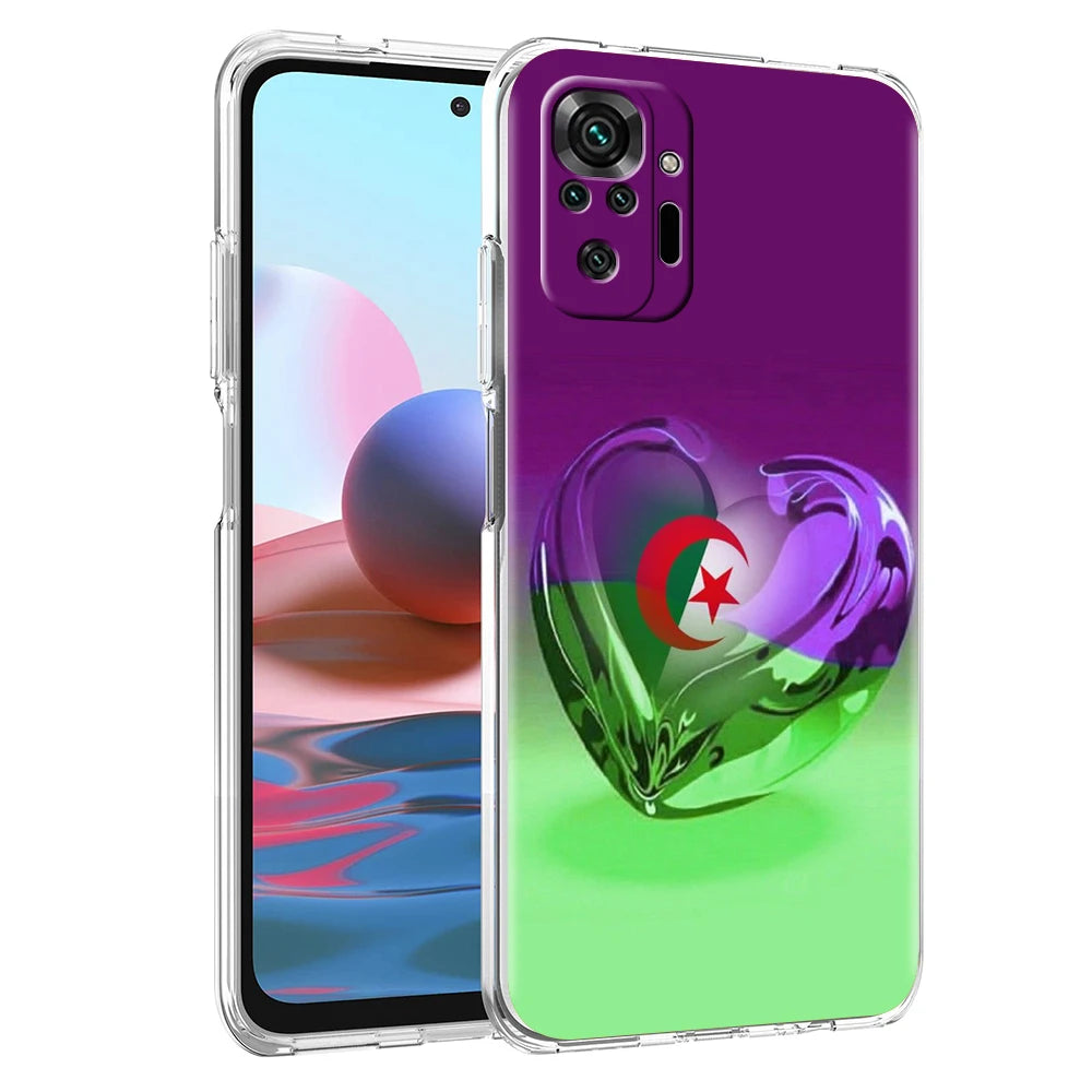 Coque Xiaomi Redmi Motif Algérie — Transparente et Souple