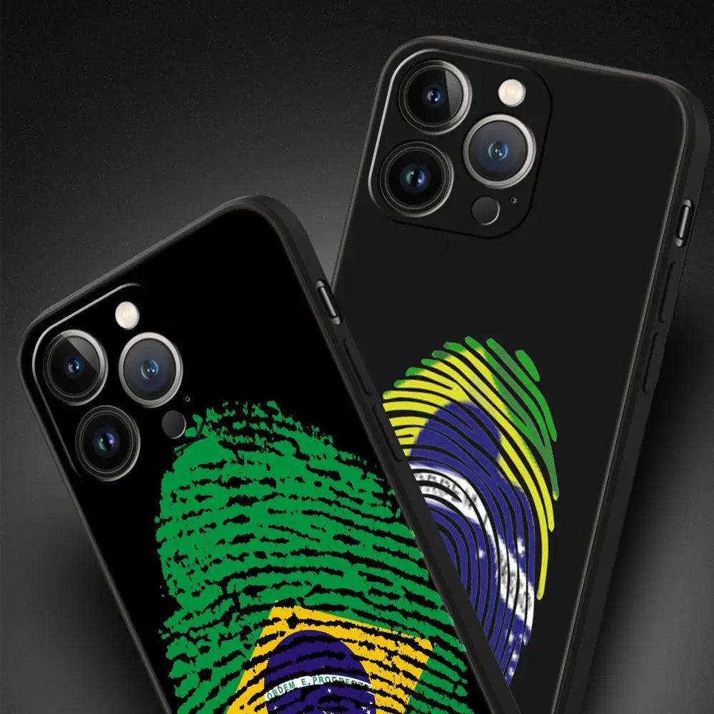 Coque Drapeau Brésil - Souple et Résistante
